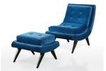 281  5th Avenue Armless Club Chair with Ottoman Set By Armen Art From Design Center Furniture Store of Orange County CA
