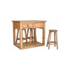 Island with Stools By Million Dollar Rustic  From Metro Furniture Show