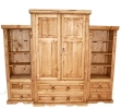 3 Piece Pocket Armoire (Inside Hinges) By Million Dollar Rustic  From Metro Furniture Show