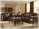 2260335 North Shore - Dark Brown Loveseat By Ashley Millenium From Design Center Furniture Store of Orange County CA