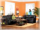 2600086 Sydney - Black Reclining Loveseat By Ashley Signature  Design From Design Center Furniture Store of Orange County CA