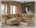8120134 Bartlett - Caramel Armless Loveseat By Ashley Signature  Design From Design Center Furniture Store of Orange County CA