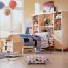 3/3 BOOKCASE HEADBOARD, 3/3 PLATFORM FOOTBOARD By Lea Industries From Design Center Furniture Store of Orange County CA