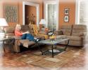 1485386 Durapella - Cocoa Reclining Loveseat By Ashley Furniture HS From Design Center Furniture Store of Orange County CA