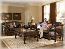 22603 North Shore - Dark Brown Stationary Leather By Ashley Furniture HS From Design Center Furniture Store of Orange County CA