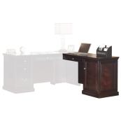 Right Hand Facing Keyboard Return for 65" Executive Desk in Espresso