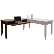 Return for Writing Table in Burnt Umber Cherry