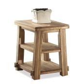 Ridgedale Chairside Table Sandlewood finish