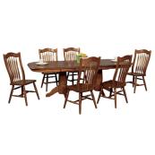 96" Vintage Oak Table w/2-12" Leaf