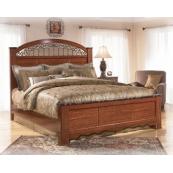 Fairbrooks Estate - Reddish Brown 3 Piece Bed Set (King)