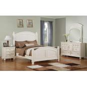 Cape Cod Panel Bed Suite in White