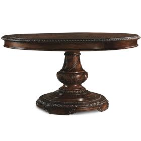 Pemberleigh Round to Oval Pedestal Table