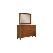 58" 9-Drawer Dresser and Landscape Mirror