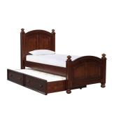 Panel Twin Bed and Trundle Box
