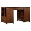 Wendover Utility Desk (One Drawer Pedestal and One Bookcase Pedestal) Product Image
