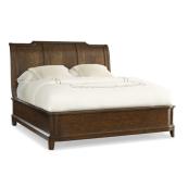 Platform Sleigh Bed 6/6, Standard King