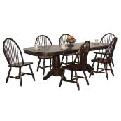 96" Vintage Chocolate Table w/2-12" Leaf