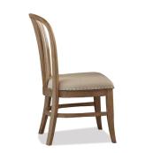 Ridgedale Bow Back Side Chair Sandlewood finish