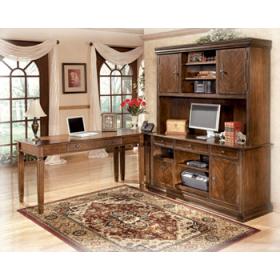 Home Office Tall Desk Hutch
