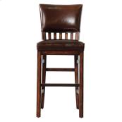 Tobacco Modern Craftsman Morris School Bar Stool - Tobacco