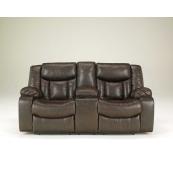 Double Rec Loveseat w/Console