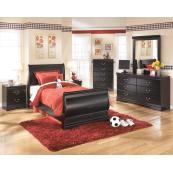 Huey Vineyard - Black 6 Piece Bedroom Set