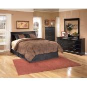Huey Vineyard - Black 2 Piece Bedroom Set