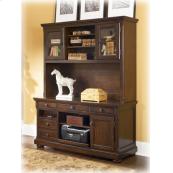 Home Office Tall Desk Hutch