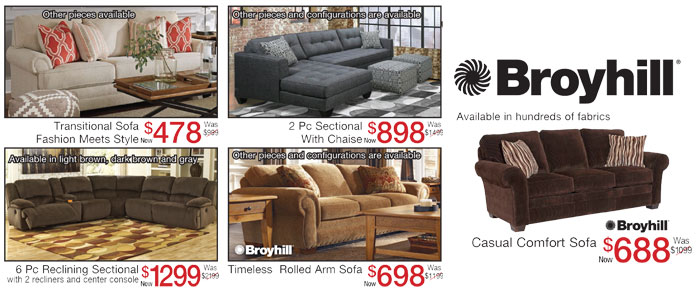 Broyhill on Sale Now! | Click to View Flyer!
